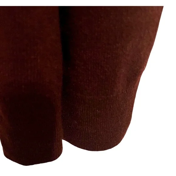 Quince 100% Mongolian Cashmere V-Neck Sweater Burgundy 3X NWT - Picture 3 of 6